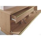 Rack Com Painel Trancoso Para Tv De Até 70 - Freijó/off Whi