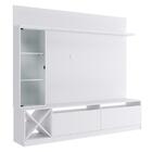 Rack Com Painel Tv 50" Multimóveis Cr25136 Branco