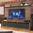 Rack Com Painel Tv 50" Multimóveis Cr25138 Montana/grafite