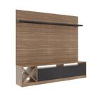 Rack Com Painel Tv 50" Multimóveis Cr25138 Montana/grafite