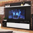 Rack Com Painel Tv 50" Multimóveis Cr25138 Preto/branco