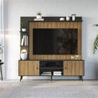 Rack Com Painel Tv 50" Multimóveis Cr25139 Grafite/montana