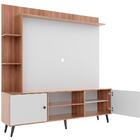 Rack Com Painel Tv 50" Multimóveis Cr25139 Montana/branco