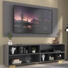 Rack Com Painel Tv 65" Com Nichos E Pés Jazz Multimóveis V1032