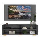 Rack Com Painel Tv 65" Com Pés Jazz Multimóveis V1028