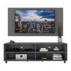 Rack Com Painel Tv 65" Com Rodízios Jazz Multimóveis Mp1025 G