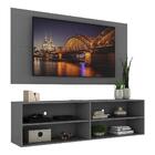 Rack Com Painel Tv 65" Jazz Multimóveis Mp1024 Grafite