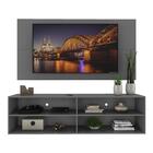 Rack Com Painel Tv 65" Jazz Multimóveis Mp1024 Grafite