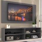 Rack Com Painel Tv 65" Jazz Multimóveis Mp1024 Grafite