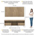 Rack Com Painel Tv 65" Londres Multimóveis Pés Retrô E 2 Port