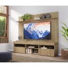 Rack Com Painel Tv 65" Madri Multimóveis E Prateleira Rustic