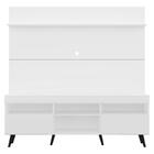 Rack Com Painel Tv 65" Madri Multimóveis Pés Retrô E Pratelei