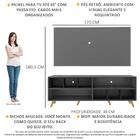 Rack Com Painel Tv 65" Retrô Com Nichos Jazz Multimóveis Mp10