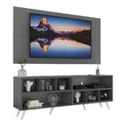 Rack Com Painel Tv 65" Retrô Com Nichos Jazz Multimóveis Mp10