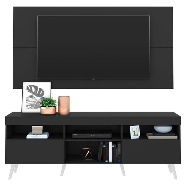 Rack Com Painel Tv 65" Retrô Flórida Multimóveis V3133