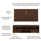 Rack Com Painel Tv 65" Retrô Flórida Multimóveis V3133