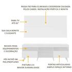 Rack Com Painel Tv 65" Retrô Flórida Multimóveis V3133