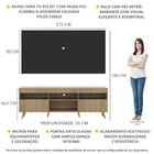 Rack Com Painel Tv 65" Retrô Londres Multimóveis V3337