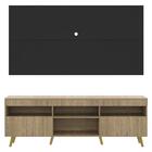 Rack Com Painel Tv 65" Retrô Londres Multimóveis V3337