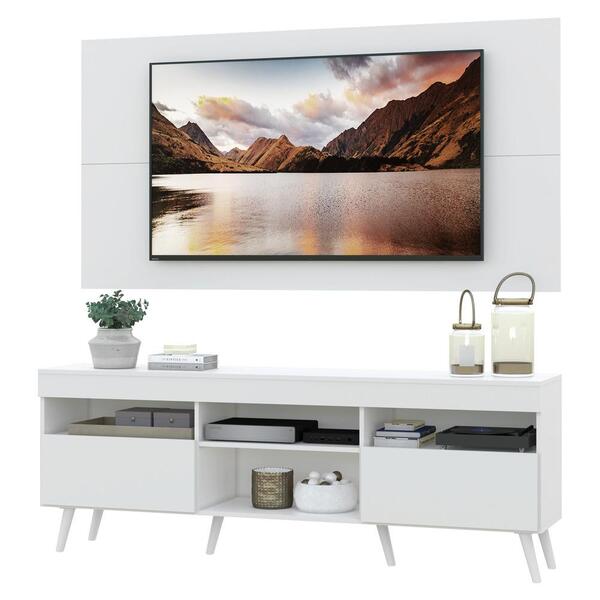 Rack Com Painel Tv 65" Retrô Londres Multimóveis V3337