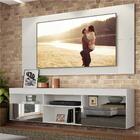 Rack Com Painel Tv 65" Suspenso Com Espelho Flórida Multimóve