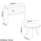 Rack Com Painel Tv 75 Pol Aparador E Mesa De Centro Arly