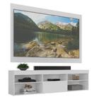 Rack Com Painel Tv 75" Web Multimóveis Mp1045 Branco