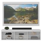 Rack Com Painel Tv 75" Web Multimóveis Mp1045 Branco