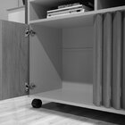 Rack Com Painel Viena  Cinamomo/off White