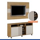 Rack Com Painel Viena  Cinamomo/off White
