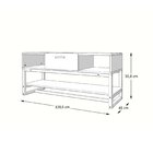 Rack Com Prateleira Nature Branco