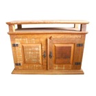 Rack Concret Em Madeira De Demolição - Cód 353