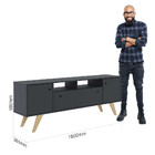 Rack Connect Preto 160 Cm