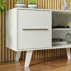 Rack Copenhagen e Painel para TV Sala de Estar Madesa