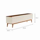 Rack Coventry I 3 Gv Off White Com Freijó Touch 218 Cm