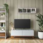 Rack Dallas 2 Gv Branco Acetinado 146 Cm