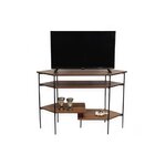 Rack De Canto Para Tv Até 46 Polegadas 4 Prateleiras Industri