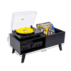 Rack De Mdf Preto Para Toca-discos