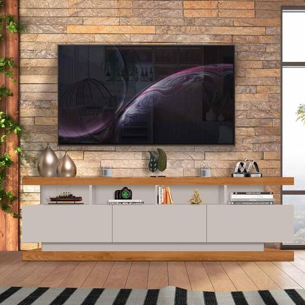 Rack De Mdp Para Tv Até 65 Polegadas Off White Freijó Holanda