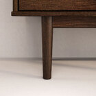 Rack De Tv 75 180 Cm Minimalista Cor Imbuia 3 Portas Tecca