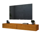 Rack De Tv Linha Eros 1,40m Suspenso Aéreo Em Mdf/mdp Naturale