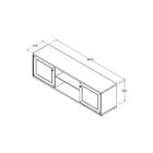 Rack Ditália 2 Portas Rc-120 Branco