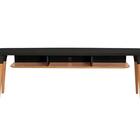 Rack Drop 160 Cm  Cinamomo C/ Preto Fosco