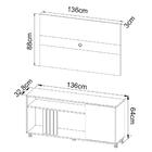 Rack E Painel Para Tv 42 Polegadas Pa2913xr1481 Tecno Mobili