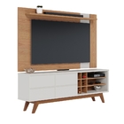 Rack E Painel Para Tv 70 Polegadas Igor Freijo Off-white Matte