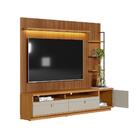 Rack E Painel Para Tv Com Modulo Lateral Bond Nature Off-white