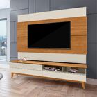 Rack E Painel Para Tv E Led Bahamas Off White Nature
