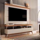 Rack E Painel Para Tv Hamal 1.6 Off White Nature