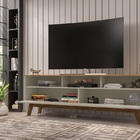 Rack Elegant Cinamomo/off White – Bechara Móveis