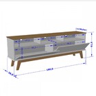 Rack Elegant Cinamomo/off White – Bechara Móveis